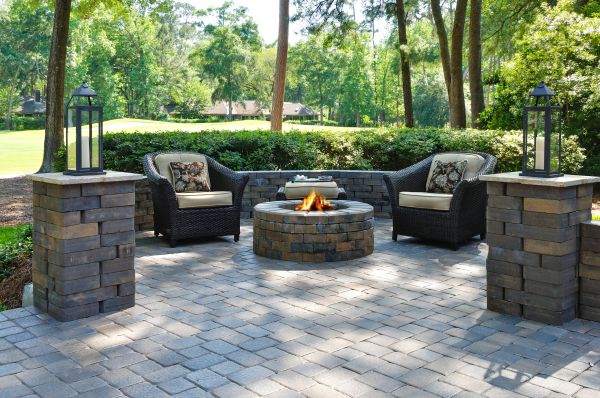 Fire Pit Installation in Marco Island